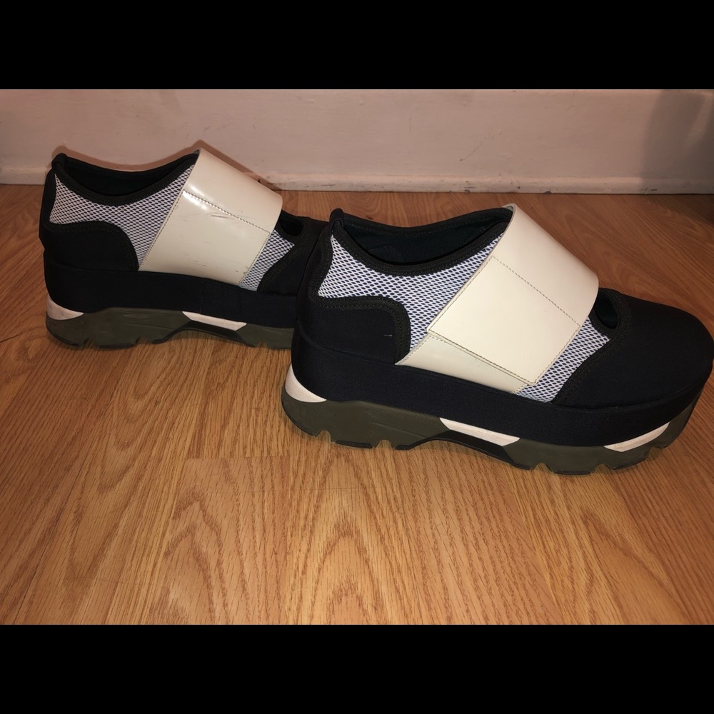 MARNI Neoprene platform sneakers